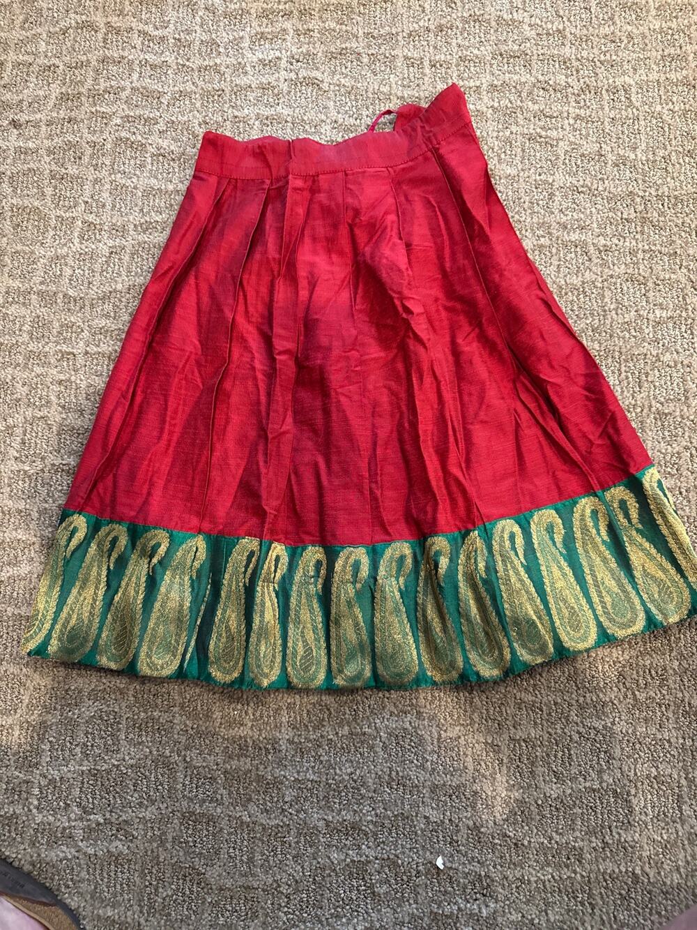 Lot of 3 Girls Indian Lehenga Skirts Sizes 18 20 22